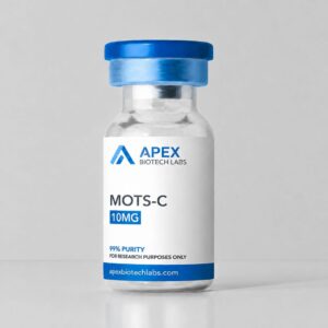 MOTS-c peptide 10mg Research Peptide Lyophilized Vial - Apex Biotech Labs