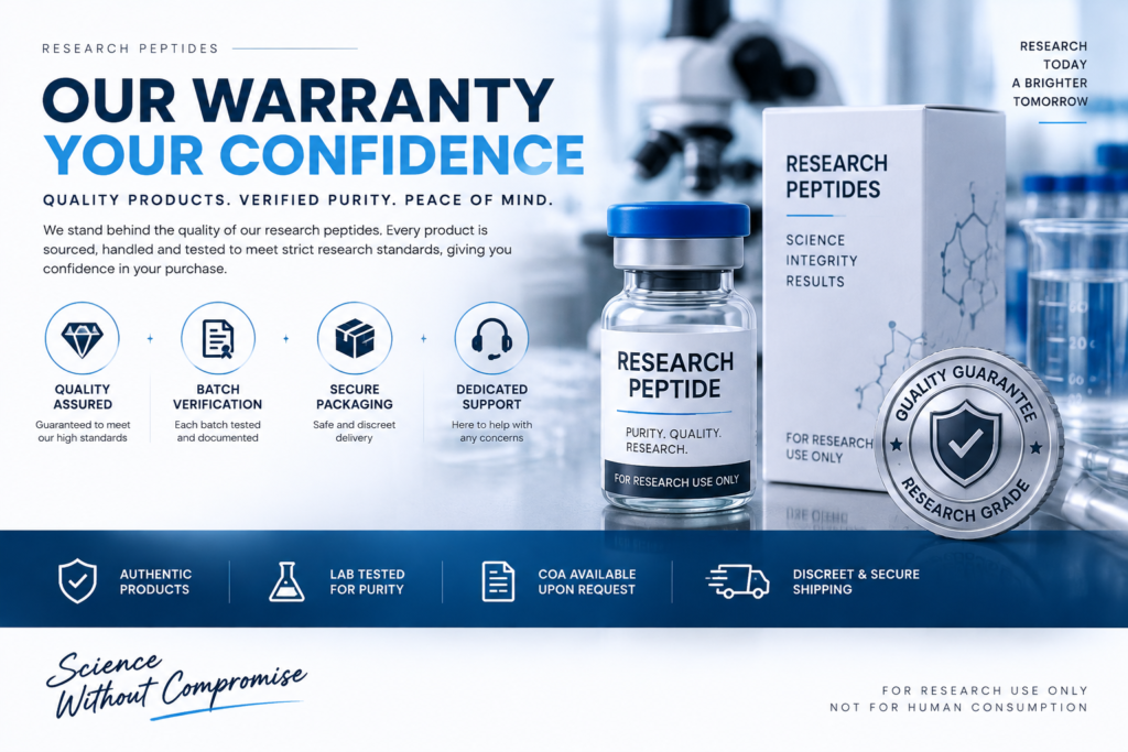 Research Peptide Warranty
