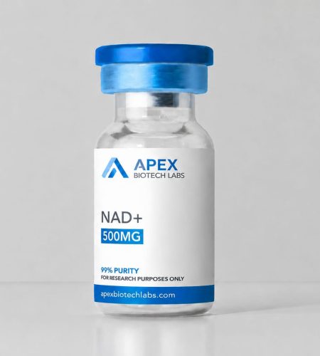 NAD+ 500mg Research Compound Lyophilized Vial - Apex Biotech Labs